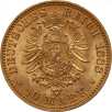 Gold Preussen 10 Mark Friedrich III