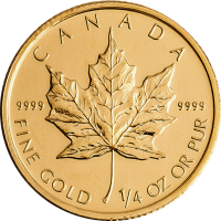 Gold Maple Leaf 1/4 Unze